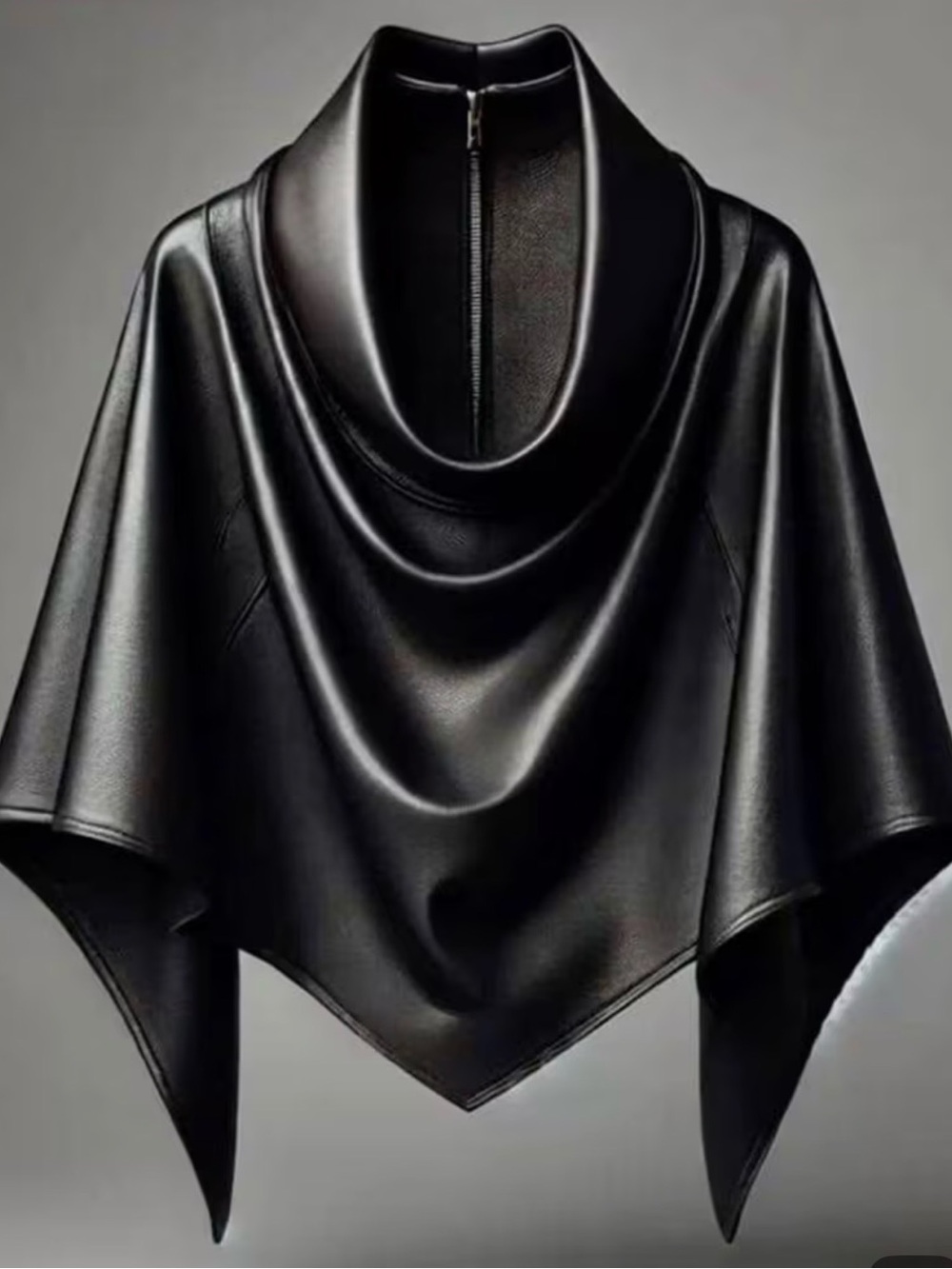 Cowl neck cape. New no tags. - Picture 2 of 8